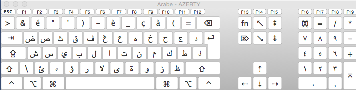 CLAVIER ARABE SCARICA
